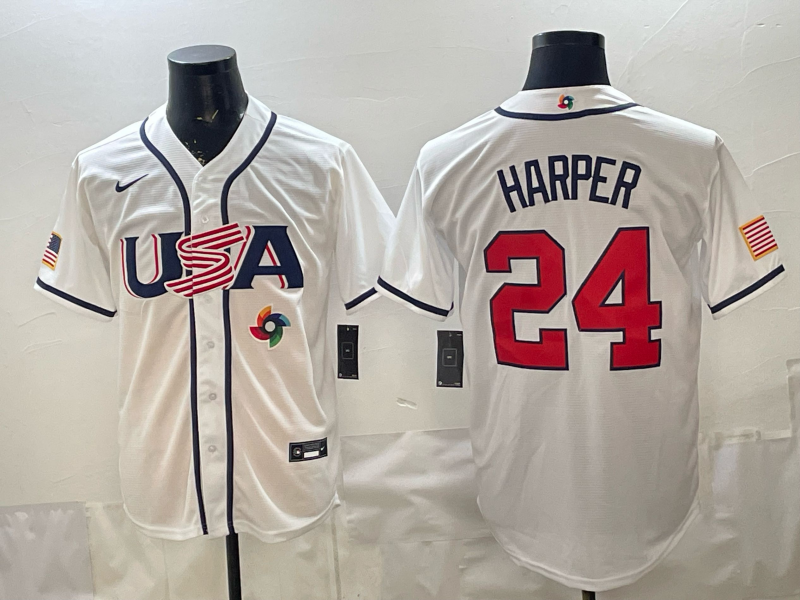 Men 2026 World cup white MLB Nike jersey 0079->->MLB Jersey